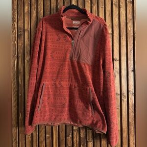 Duluth Trading Co fleece quarter zip